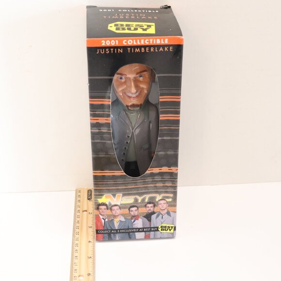 Nsync Bobble Head of Justin Tim in Box made in 2001 a Collectable - Picture 7 of 9